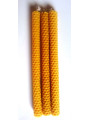 Kerze aus Virgin Wax. 20 x 1 Zentimeter