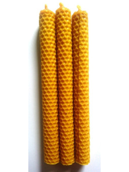 Jungfrau-Wachs-Kerze. 21x 1'5 Zentimeter