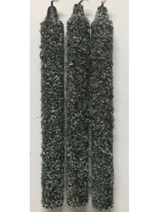 Schwarze Salzkerzen