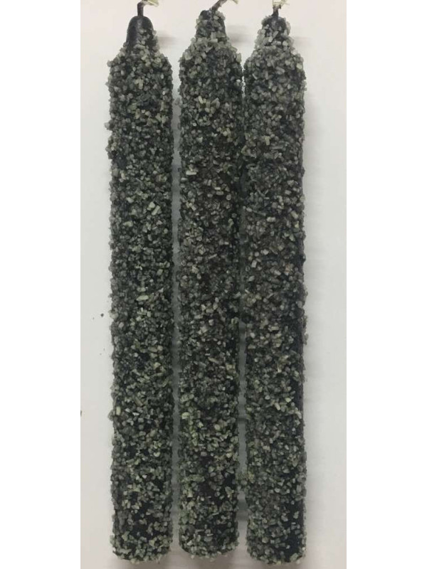 Schwarze Salzkerzen
