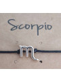 Attraktives Armband Zeichen Skorpion