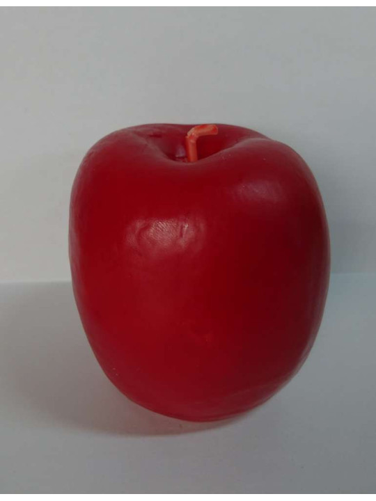 Rote Apfelkerze