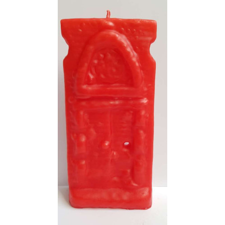 Rote Türöffner-Kerze.