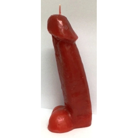 Rote Kerze Phallus (Penis) 18cm