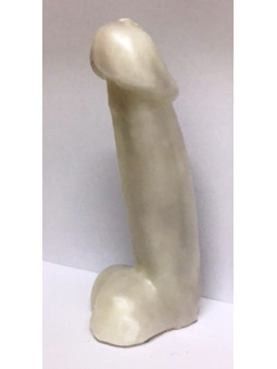 Weiße Kerze Phallus (Penis) 18cm