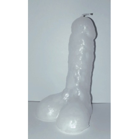 Kleine weiße Kerze Phallus ( Penis ) 13cm