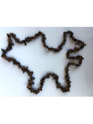 Tigerauge Mineralien-Chip Halskette 100cm
