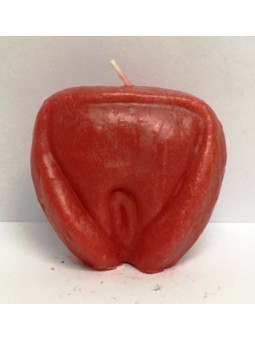 Rote Vagina Kerze 8.5x8.5cm