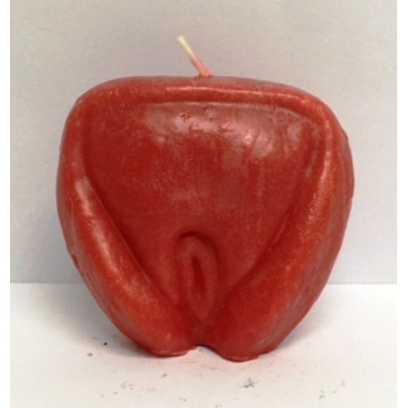 Rote Vagina Kerze 8.5x8.5cm