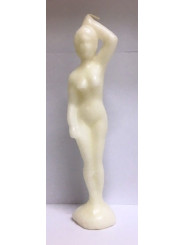Große Weiße Frau Kerze 19cm
