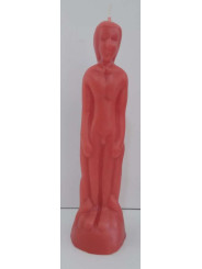 Große Rote Mann Kerze 20cm