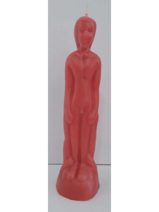 Große Rote Mann Kerze 20cm