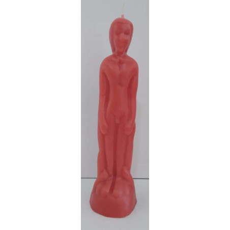 Große Rote Mann Kerze 20cm