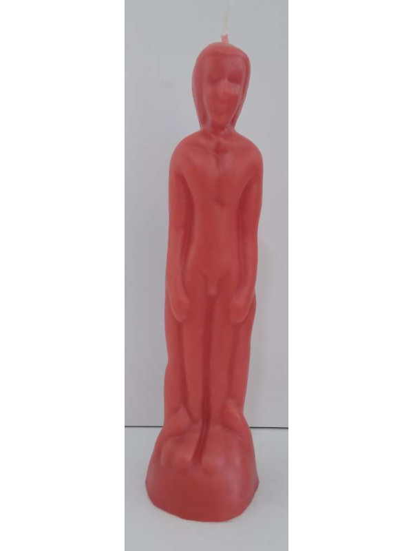 Große Rote Mann Kerze 20cm