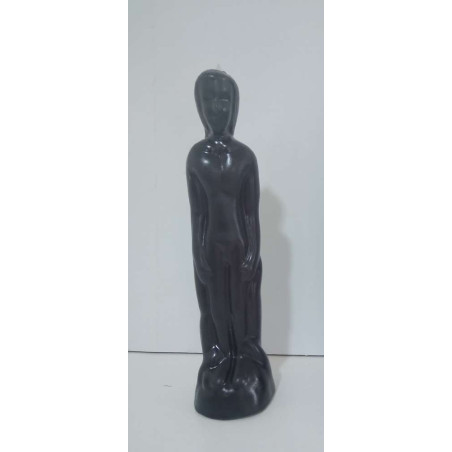 Große Schwarzer Mann Kerze 19cm