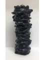Thousand Knot Black Kerze. 6 x 17 Zentimeter