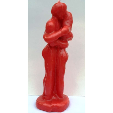 Paar ineinander verschlungen Rot Männlich Weiblich 18cm.