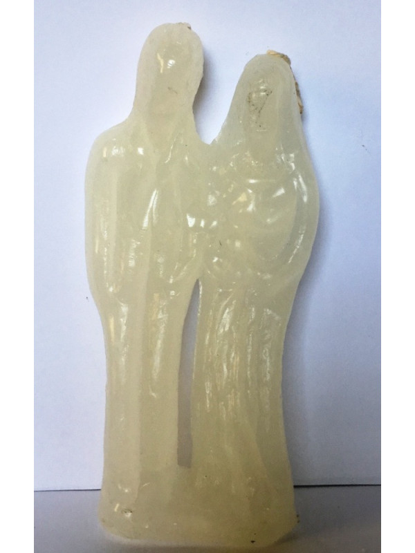 Hochzeit Kerze Weiß Mann-Frau 17cm