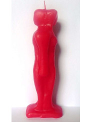 Mann-Frau-Trennung-Paar-Kerze Rot 18cm