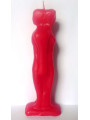 Mann-Frau-Trennung-Paar-Kerze Rot 18cm
