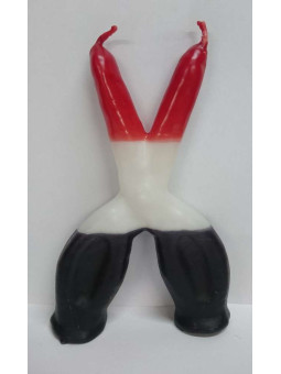 Schere Kerze San Cipriano Groß. 18 Zentimeter