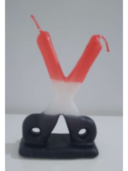 Schere Kerze San Cipriano Medium.