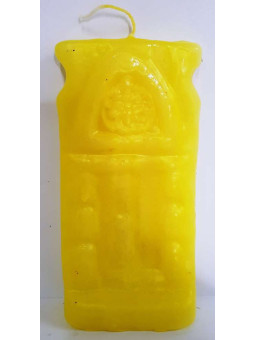 Gelbe Türöffner-Kerze.