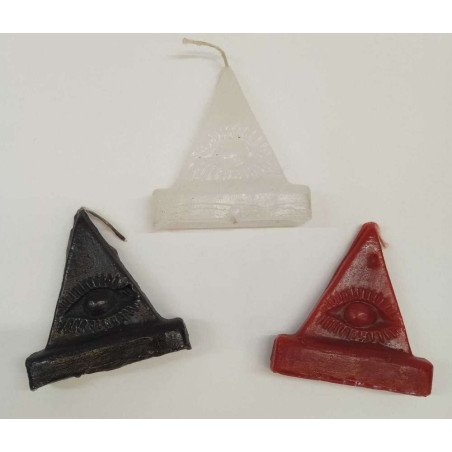 Kerze Figur Craft Pyramide Kerze mit rotem Auge