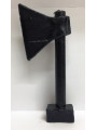 Schwarze Axt-Kerze. 20 Zentimeter