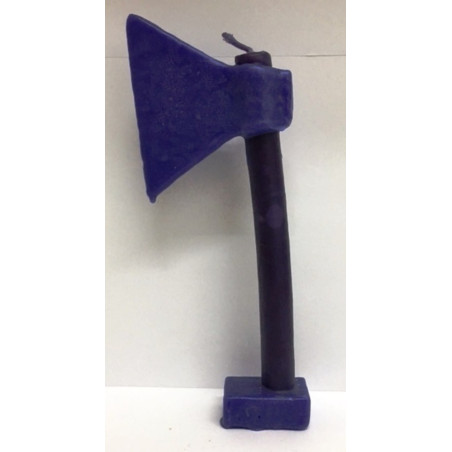 Lila Axt Kerze. 20 Zentimeter