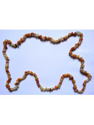 Gelbe Jaspis Mineralien-Chip Halskette 90cm
