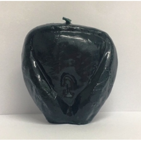 Schwarze Vagina Kerze 8.5x8.5cm