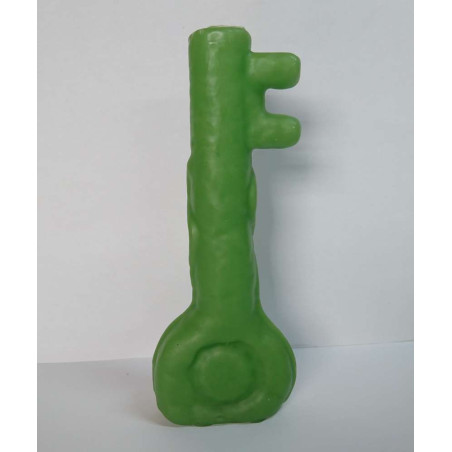 Grüne Schlüsselkerze. 18 Zentimeter