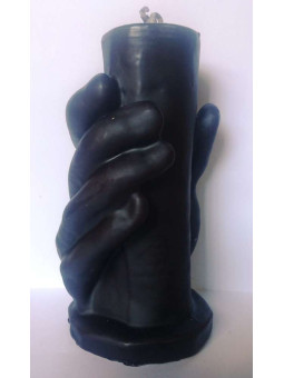 Große schwarze Machtkerze, zerstört und schützt vor Magie