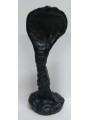 Schwarze Kobra Kerze 23cm x 10cm