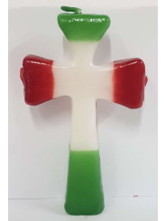 St.-Georgs-Kreuz Kerze 3 Dochte. 15,5cm