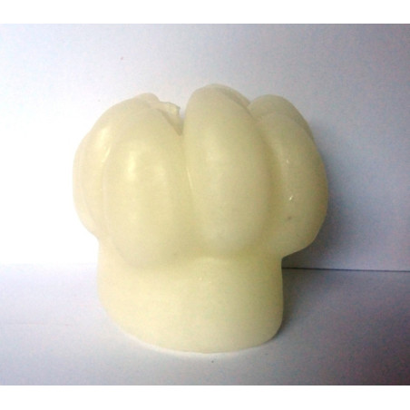 Knoblauch-Kopf-Kerze .