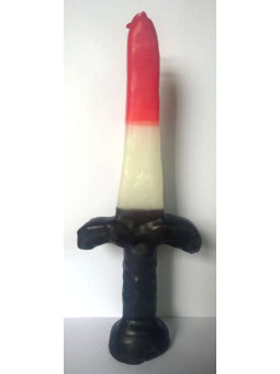 Handgemachtes Wachsschwert San Cipriano, 24 cm, Tumbar Trabajos