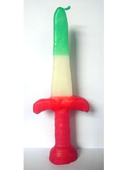 Handgefertigtes Wachsschwert Sankt Georg, 24 cm, Öffnungswege