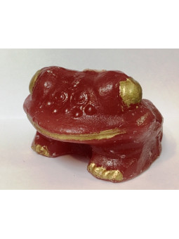 Glücksfrosch Figur Rot, Glücklich in der Liebe