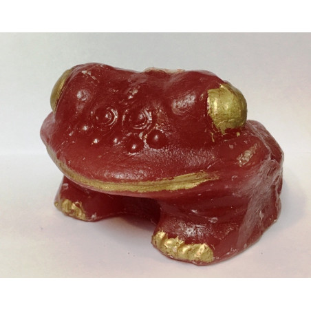 Glücksfrosch Figur Rot, Glücklich in der Liebe