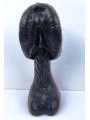 Pene-Vagina Schwarze Kerze 18cm