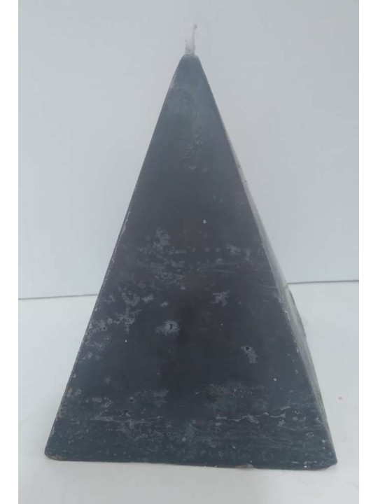 Schwarze Pyramide Kerze, 10cm Basis x 13cm Höhe, Anti-Negativitäten Straßenöffner
