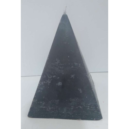 Schwarze Pyramide Kerze, 10cm Basis x 13cm Höhe, Anti-Negativitäten Straßenöffner