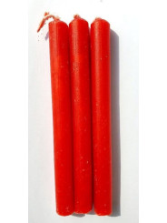 Rote Artisan-Kerze 15x1,5cm