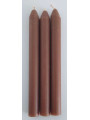 Braune Artisan-Kerze 15cm