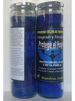 Sonderpetition Kerze schützt das Zuhause. Familie Beschützer