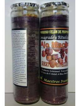 Besondere Petitionskerze für Ajo Macho, Glück und Schutz