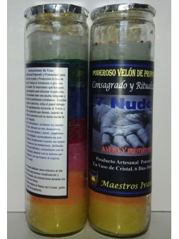 Spezielle 7 Knoten, Hilfe und Schutz Petition Kerze