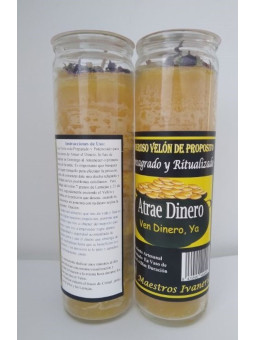 Spezielle Petitionskerze Komm jetzt Geld, zieht Geld an